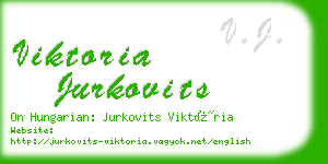 viktoria jurkovits business card
